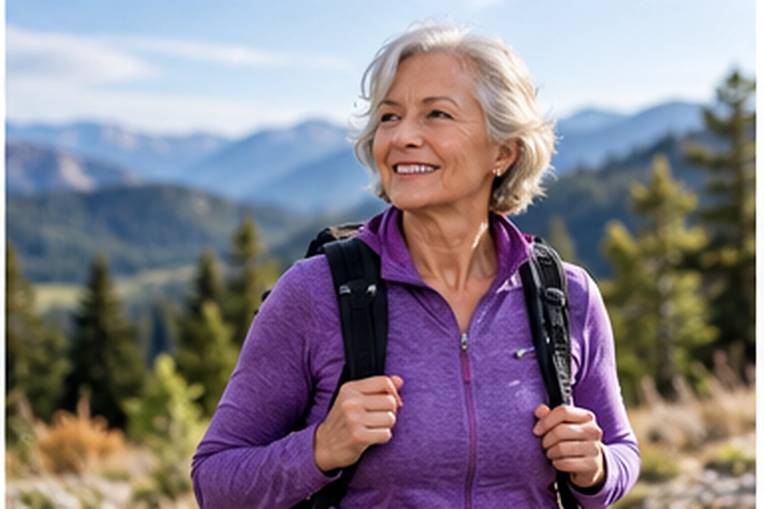 Fit adult over 50 combining strength training and healthy nutrition while using GLP-1 treatment