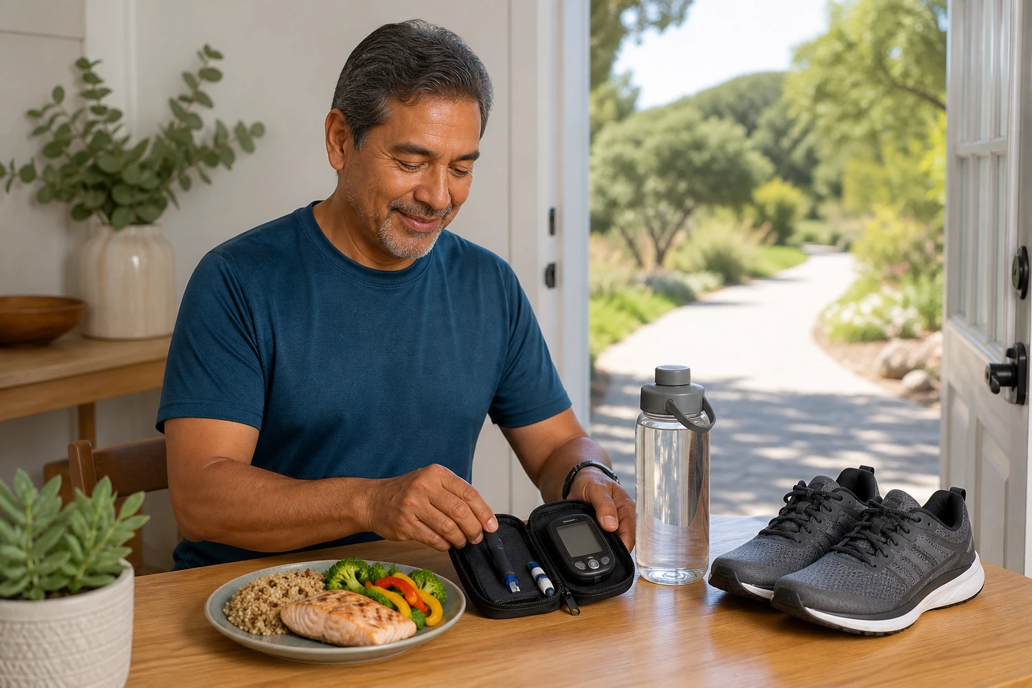 Type 2 Diabetes Self-Care — Safe Exercise and Low Blood Sugar Signs