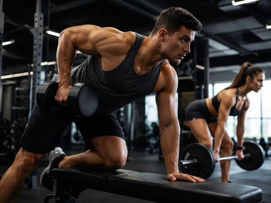 Strength workout for muscle gain