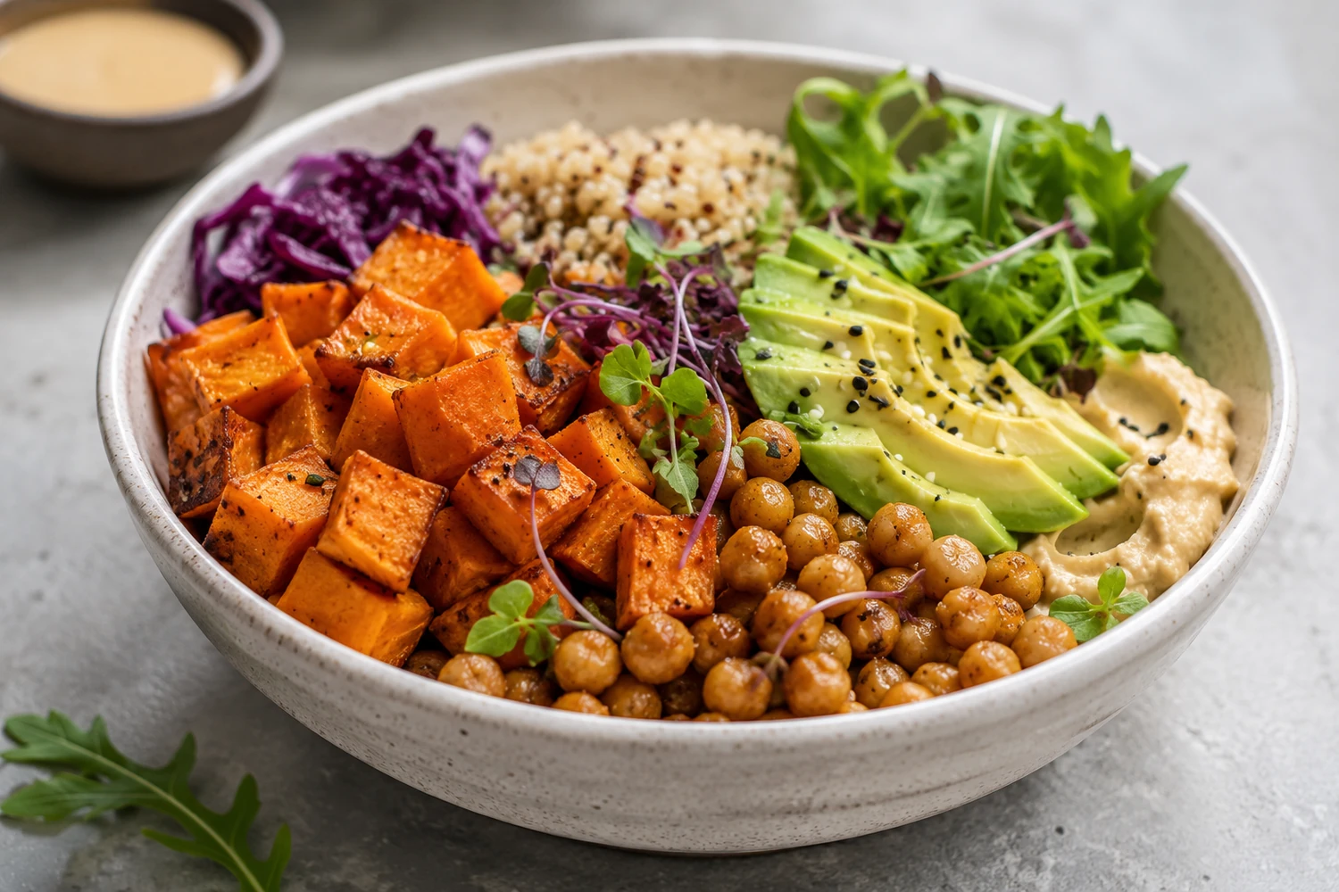 Chickpea Sweet Potato Power Bowl