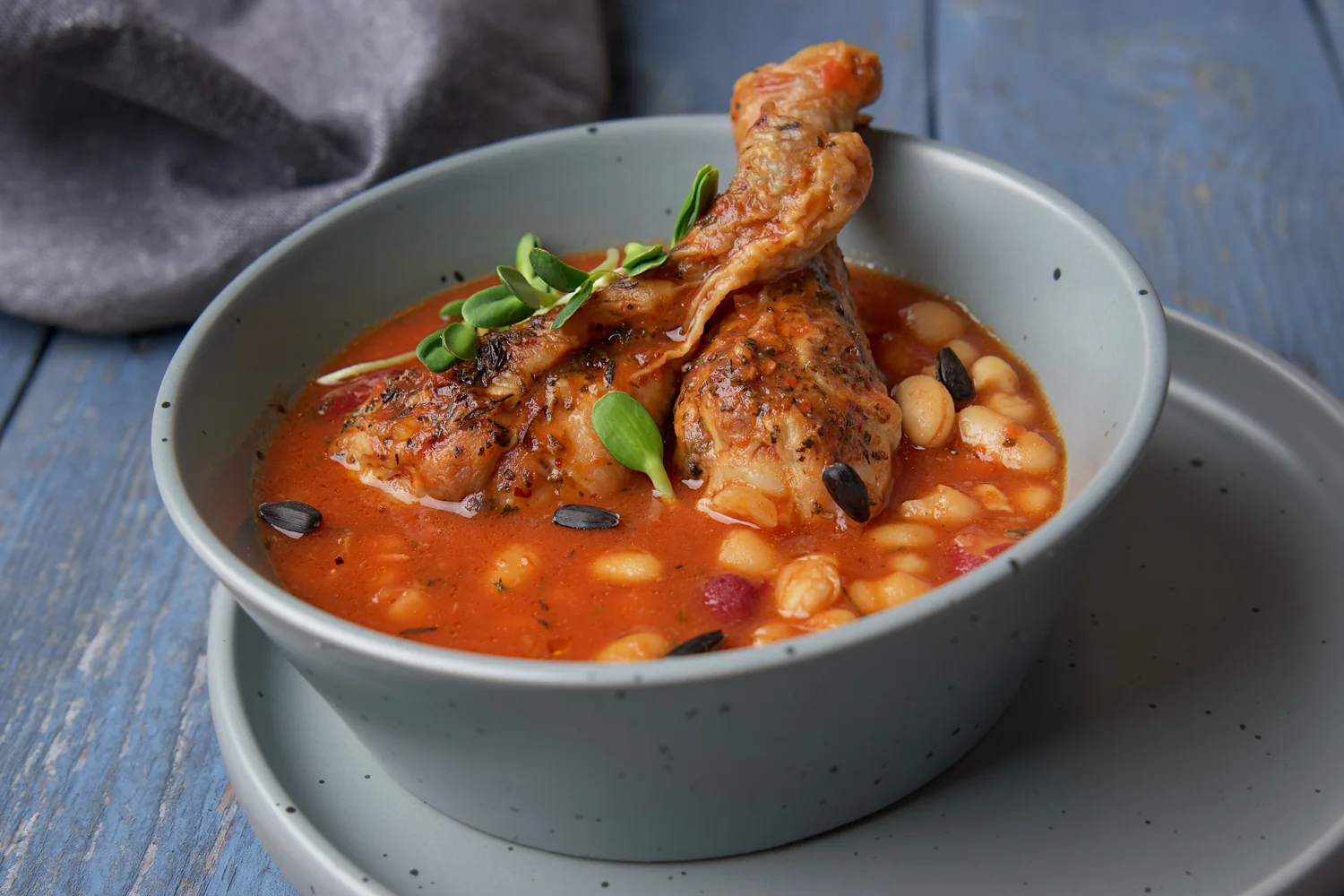 Cumin Chicken and Chickpea Skillet