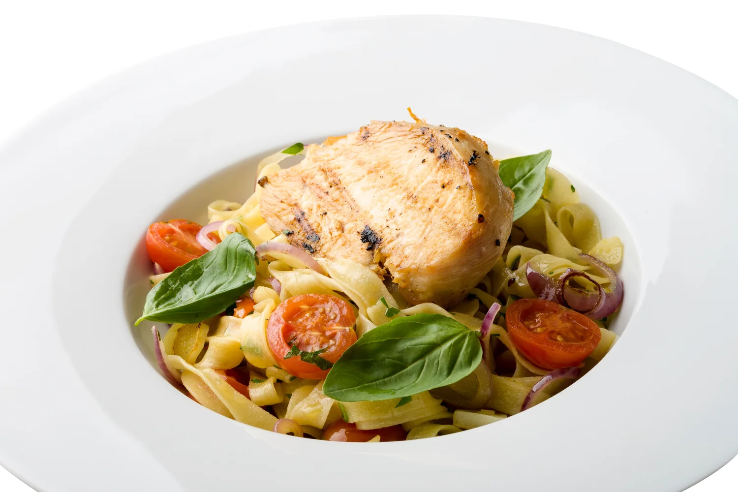 Healthy Chicken and Spinach Skillet Pasta