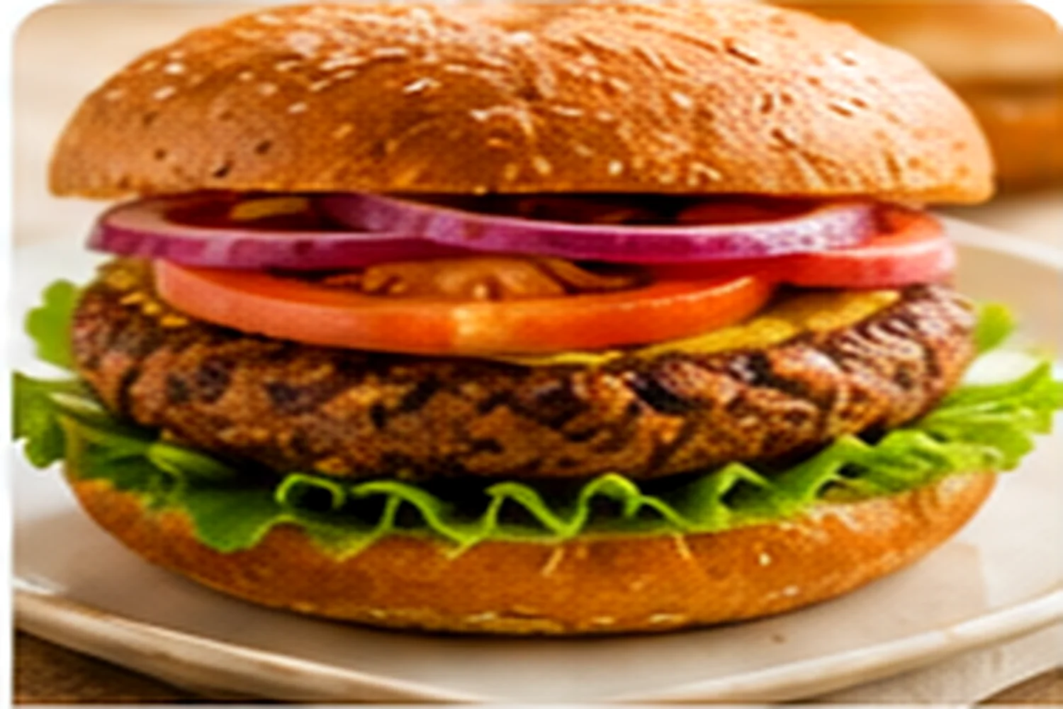 High-Protein Black Bean Quinoa Burger