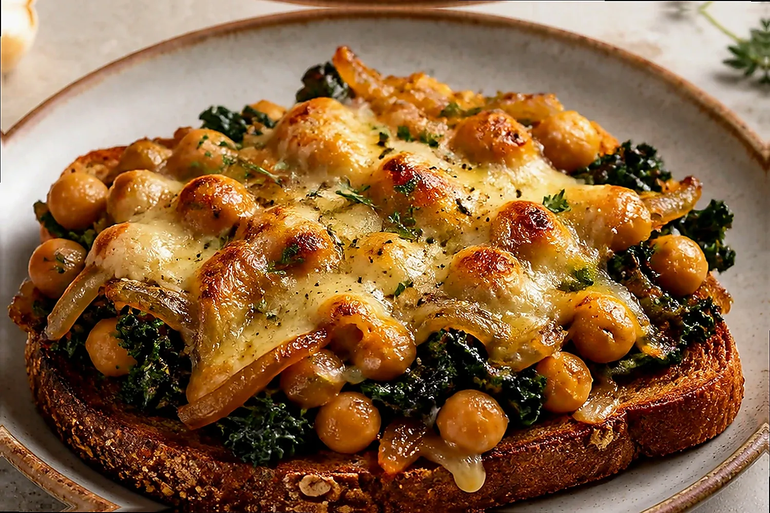 High-Protein Cottage Cheese Tuna Melt on Whole-Grain Toast