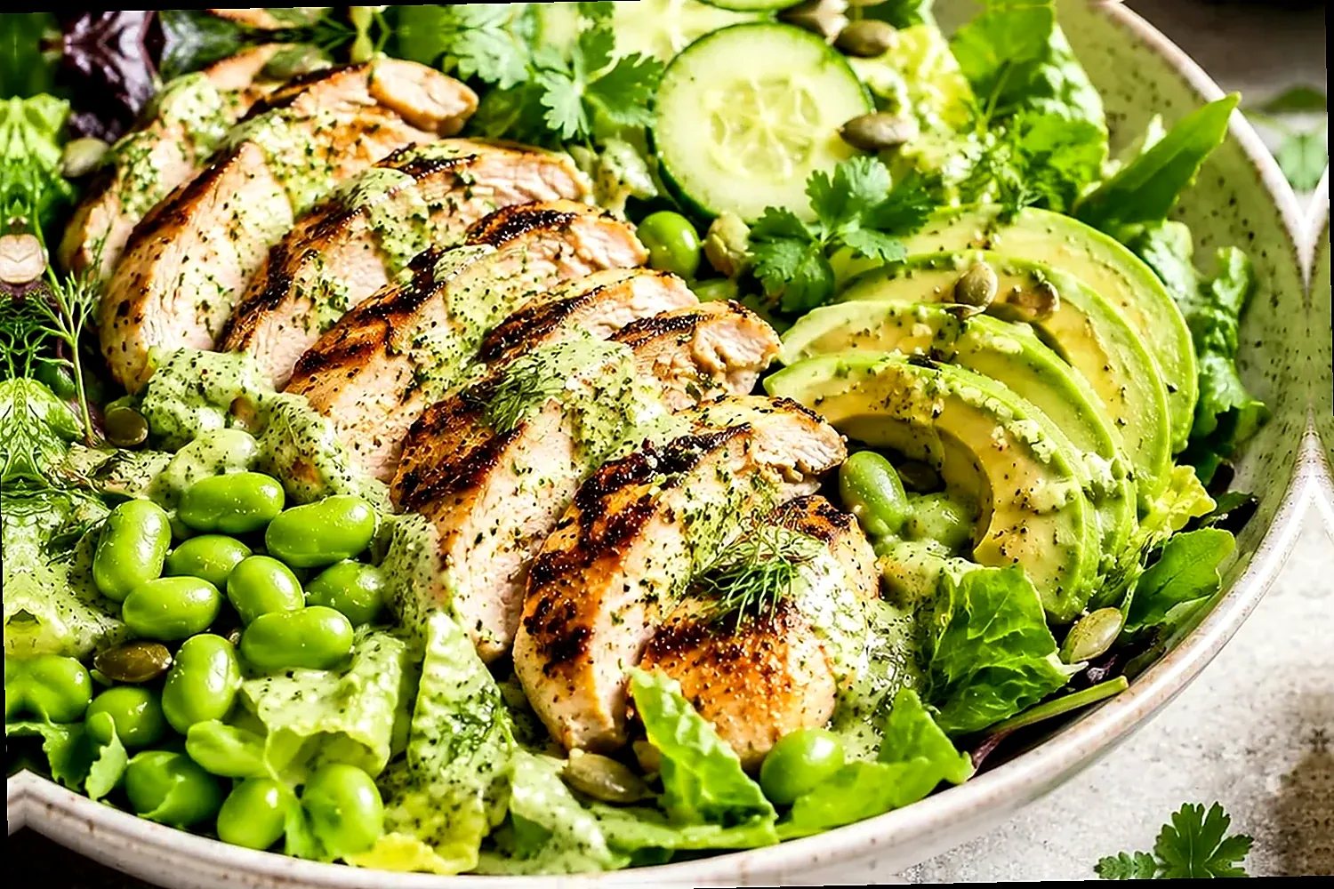 High-Protein Greek Yogurt Chicken Avocado Crunch Sandwich