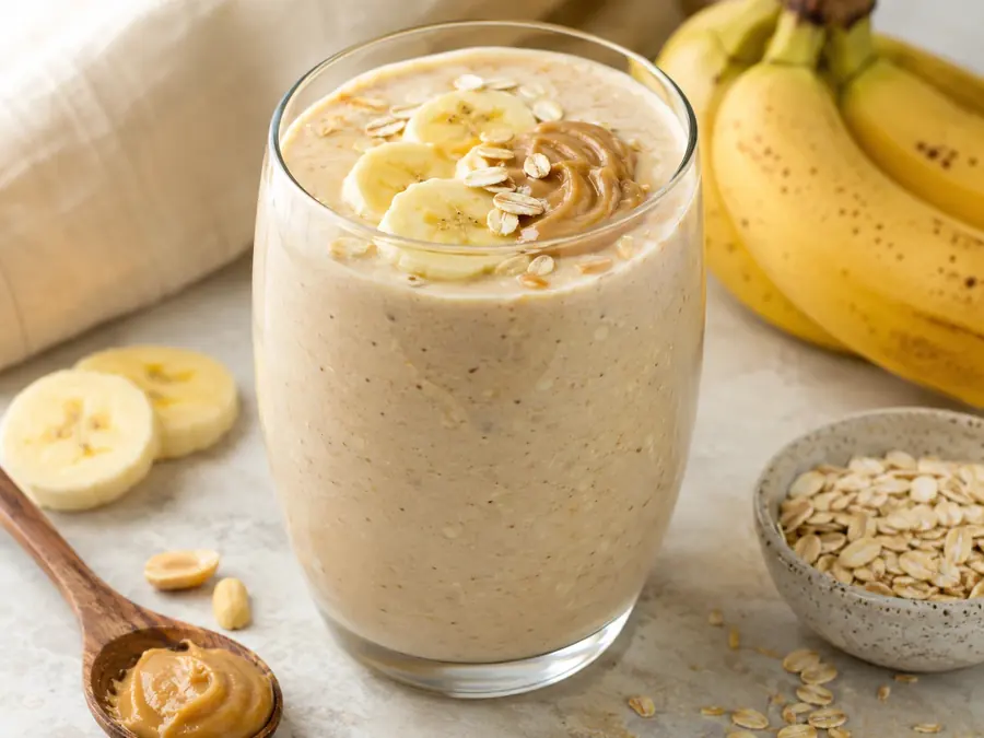 Peanut Butter Banana Oat Smoothie