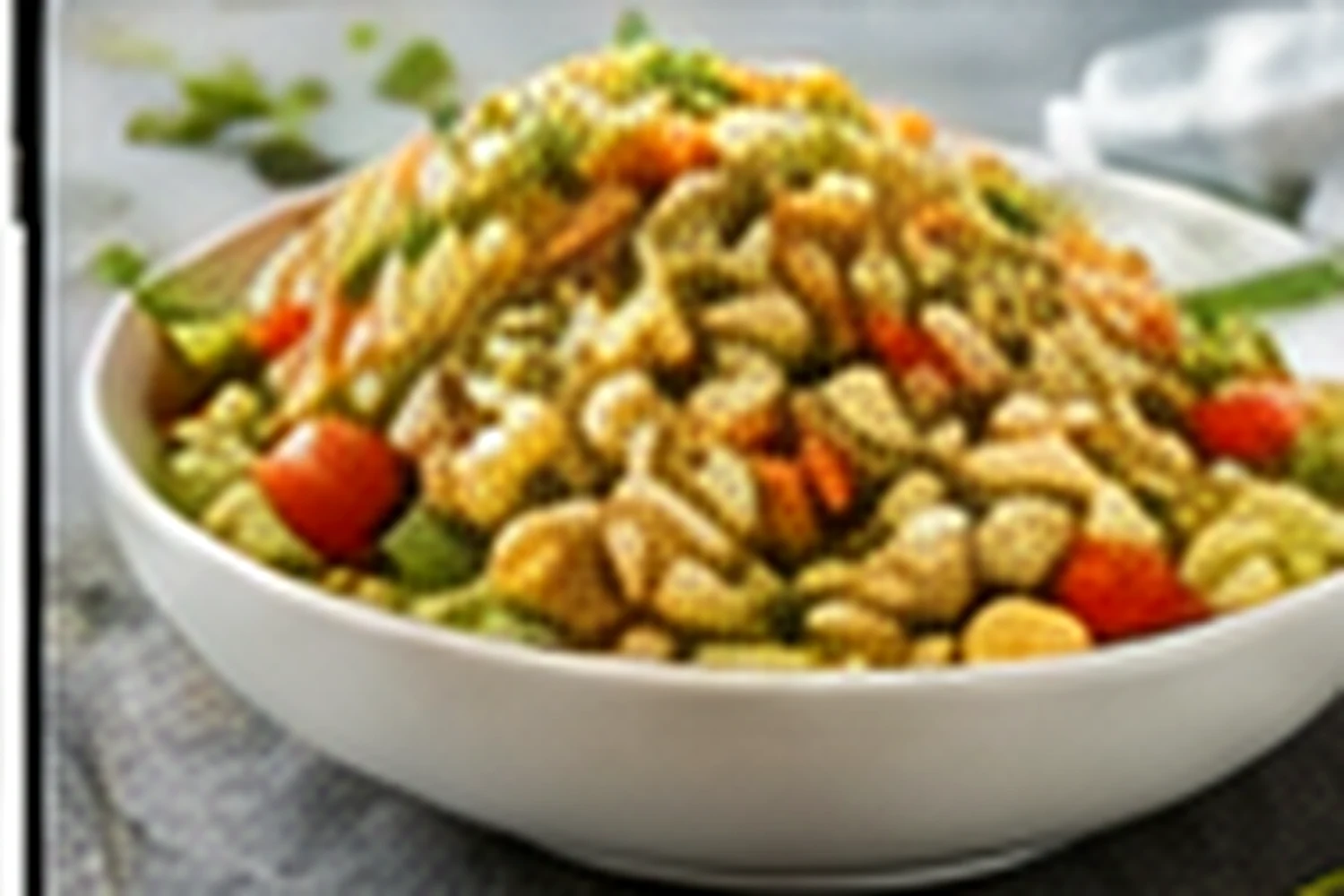 Pesto Chickpea Orzo Salad with Tomatoes and Spinach