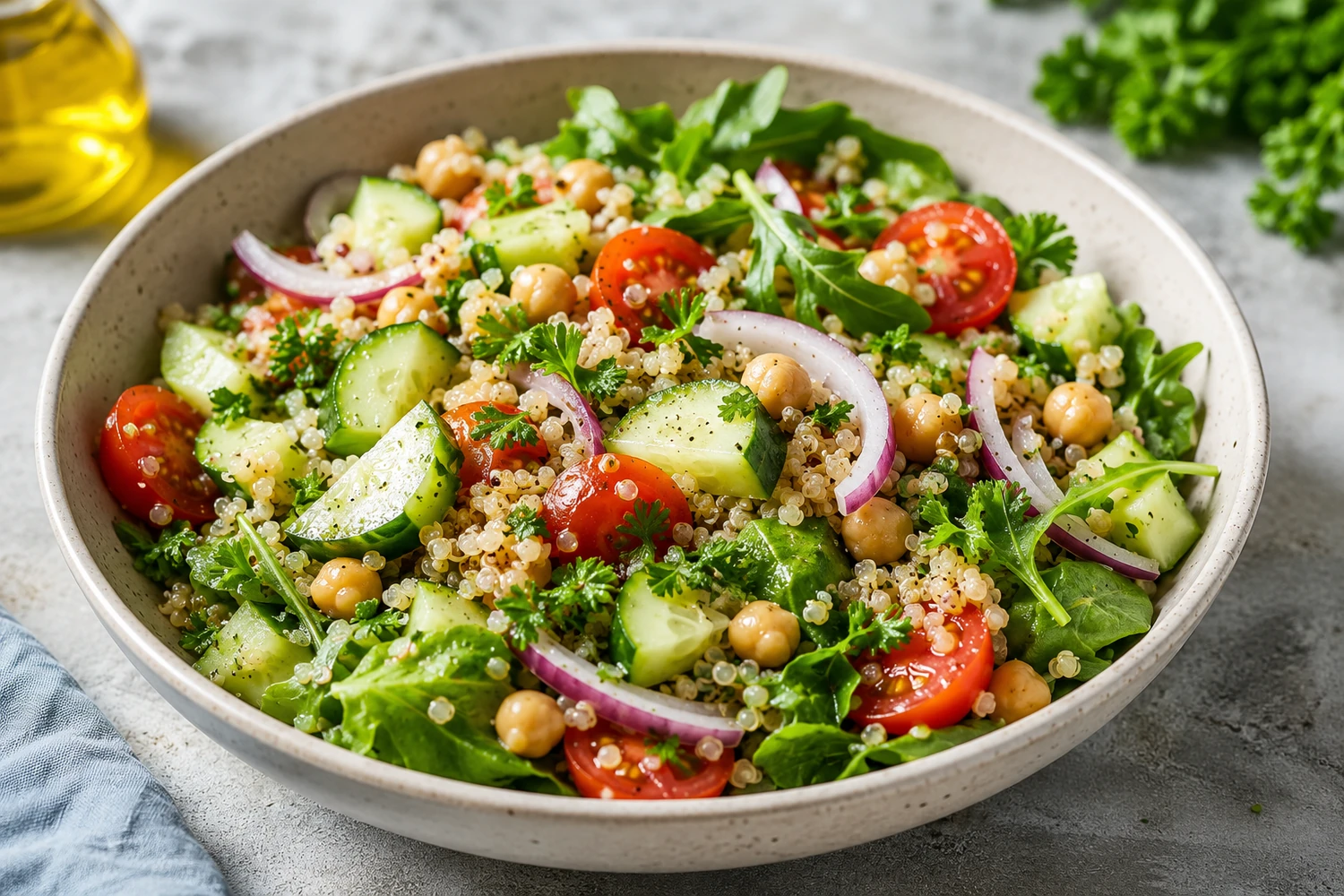 Quinoa Vegetable Power Salad