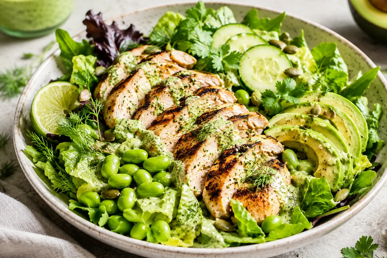 Rotisserie Chicken Blueberry Walnut Spinach Salad
