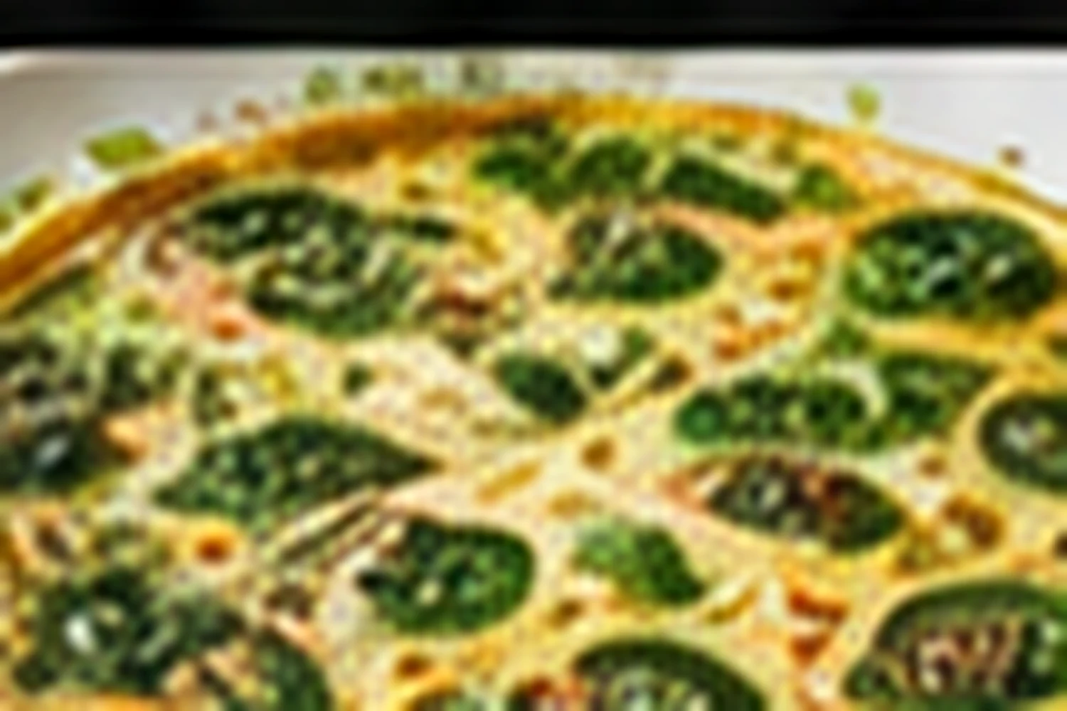 Spinach Mushroom Ricotta Breakfast Bake with Tomatoes