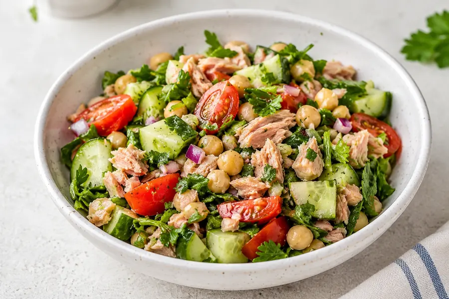 Tuna Chickpea Salad